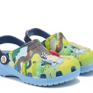 Crocs Bluey Kids Character- Light Blue & Green